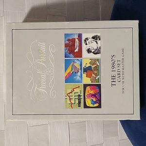 Vintage 1989 Parker Brothers Trivial Pursuit The 1980’s Card Set For Master Game